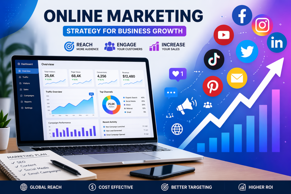 Online Marketing Strategy: Increase Traffic and Sales Fast