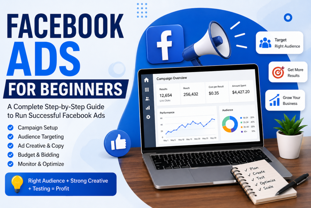 Facebook Ads for Beginners: Step-by-Step Guide to Run Profitable Ads (2026)